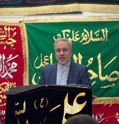 Acting head of mission delivers speech at Hussainee House of Hong Kong